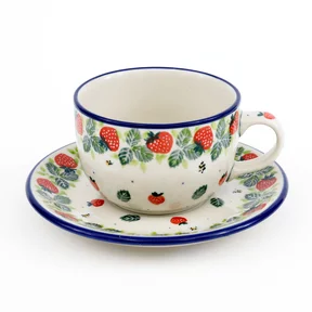Filiżanka i spodek 768 0,2l <br> 2709X Truskawki